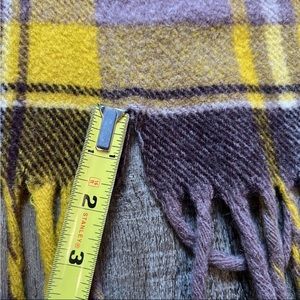 Vintage 1960’s Faribo Plaid Wool Stadium Blanket